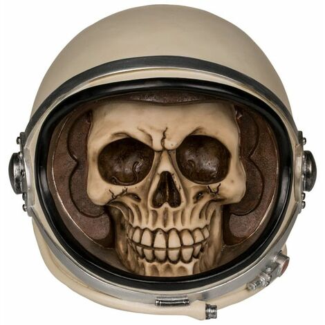 Tirelire en résine Crâne Astronaute (1/2)