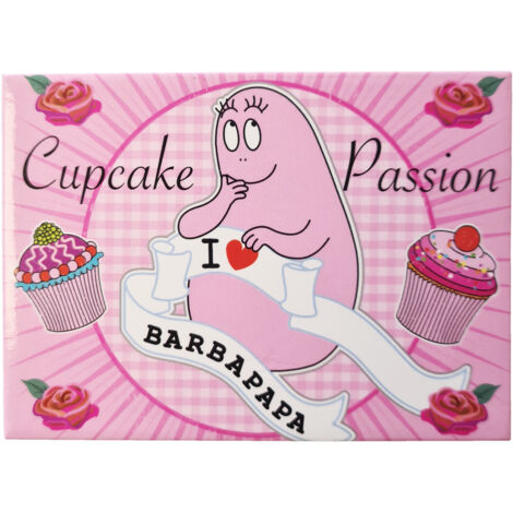 Petit magnet métallique Barbapapa (1/2)