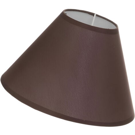 Abat-jour conique marron 25 cm