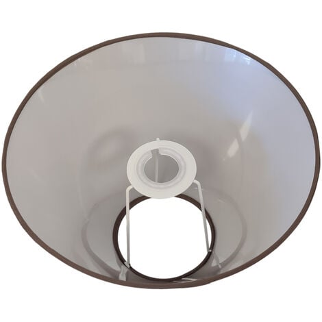 Abat-jour conique marron 25 cm