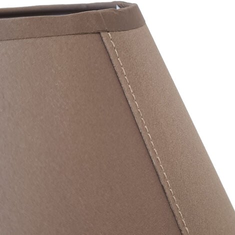 Abat-jour conique marron 25 cm