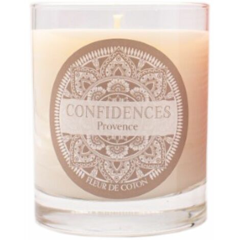 Bougie parfumée Fleur de coton fabriquée en Provence  280 gr (1/3)