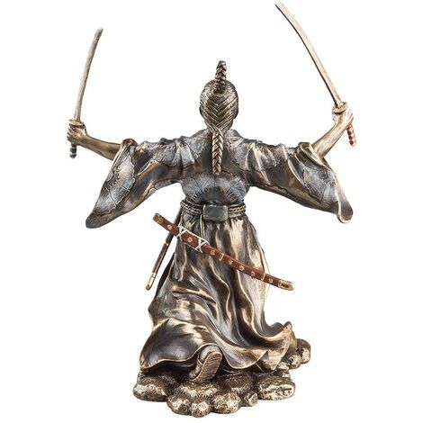 Statue - Samurai - Art aspect bronze - Résine - 21 cm - Maison Statue - Samurai - Art aspect bronze - Résine - 21 cm - Maison