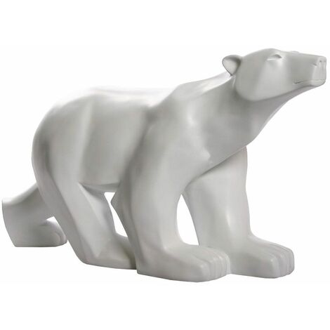 Coffret Art miniature Statuette Ours Blanc inpiré de François Pompon