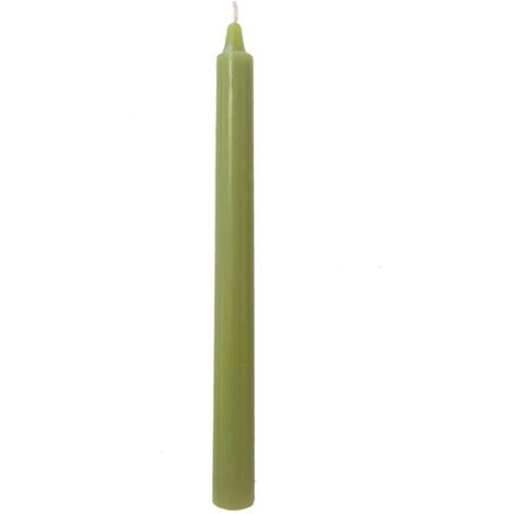 Bougie teintée dans la masse vert