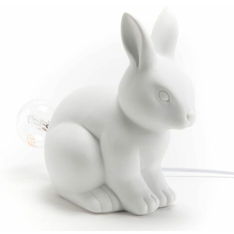 Lampe à poser Lapin en porcelaine (1/3)
