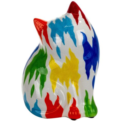 Signes Grimalt Figures de figure animale Blue Animal Hucha Cat 12x13x21cm 23880 (1/3)