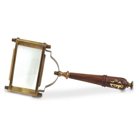 Signes Grimalt Décoration nautique  Golden Nautical Rectangular Magnifuling Gurnifing 12x28x3cm 40316