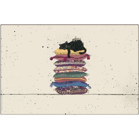 Set de table Chat sur coussins 43 cm