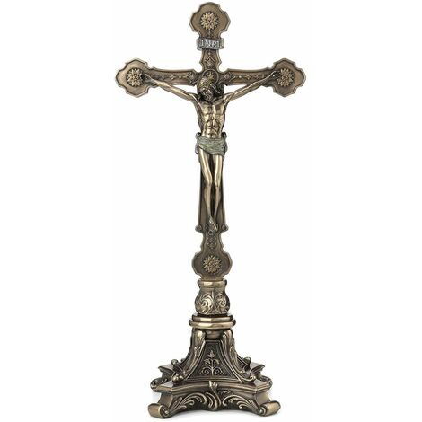 Signes Grimalt Figurines en bronze  Jésus sur la croix Bronze Bronze Gold 10x15x32cm 22283
