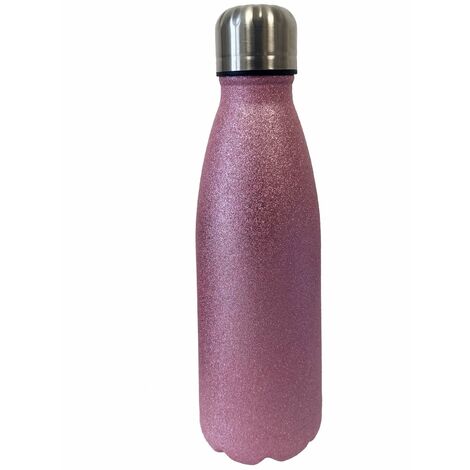 Bouteille Thermos Fushia en inox - by Cbkreation (1/2)