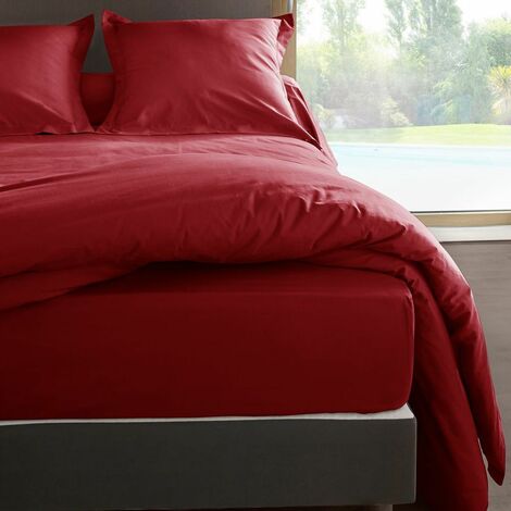 Housse de couette Rubis en percale de coton 200 cm (1/2)