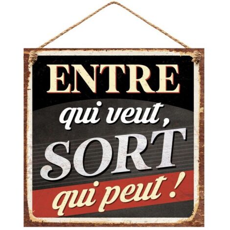 Plaque décorative métallique 20 cm (1/5)