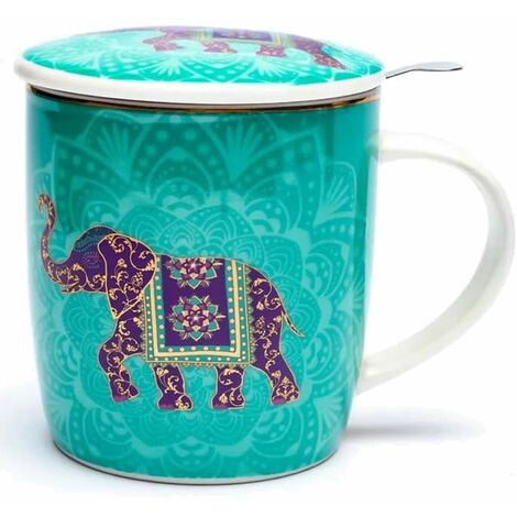 Mug Éléphant avec infuseur métal (1/5)