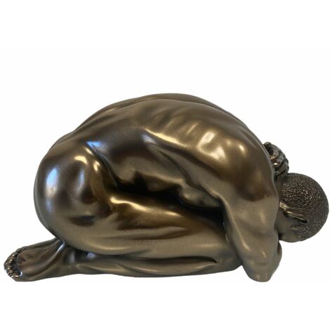 Statue Body-Talk en résine Véronèse - Homme nu 7 cm