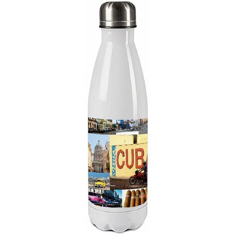 Bouteille isotherme en inox - Cuba Libre by Cbkreation (1/2)