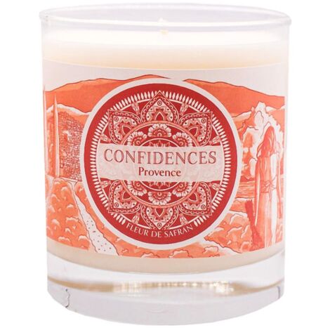Bougie parfumée fleur de safran fabriquée en provence 180 g (1/3)