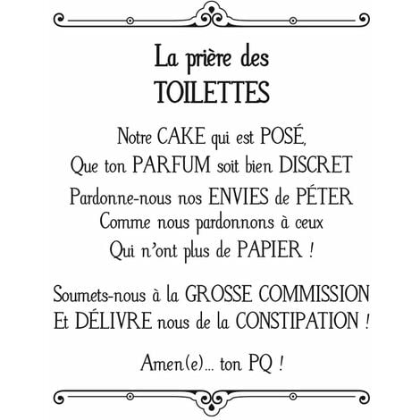 Stickers Muraux Citation 83 cm