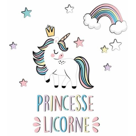 100 Autocollants Princesse - Stickers Muraux Enfants - Déco Chambre, Valise, Skate - Couleurs Vibrantes