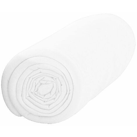 Drap housse uni 140 x 190 cm - Blanc