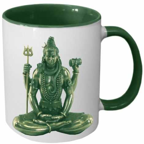 Tasse à Café En Céramique Verte, Avec Soucoupe Et Cuillère, Design