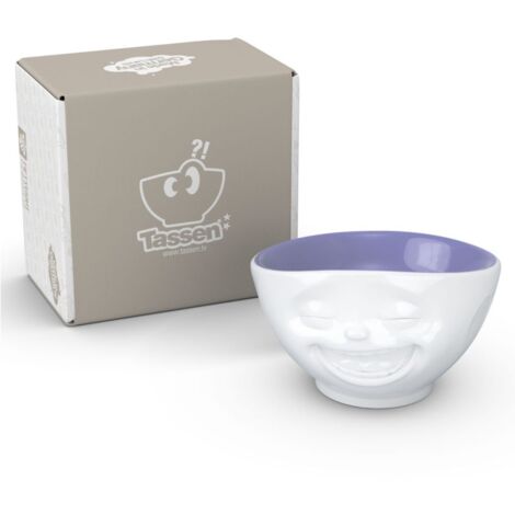 Grand bol en porcelaine hôtelière Tassen - rieur lavande (1/4)