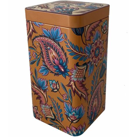Boite métallique pour le thé ou le café fireflower