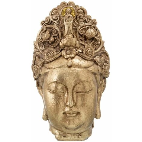 Grande Statue en résine tête Bouddha 67 cm (1/5)