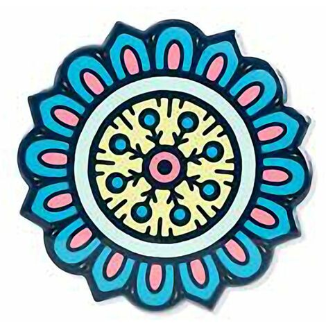 Set de 2 sous-verres mandala en céramique (1/2)