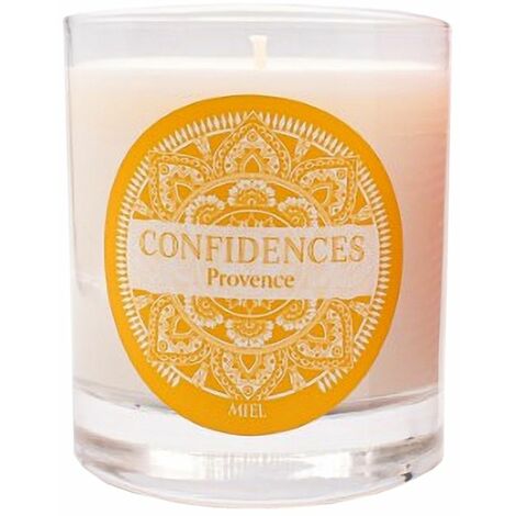 Bougie parfumée miel  fabriquée en provence 280 gr (1/3)