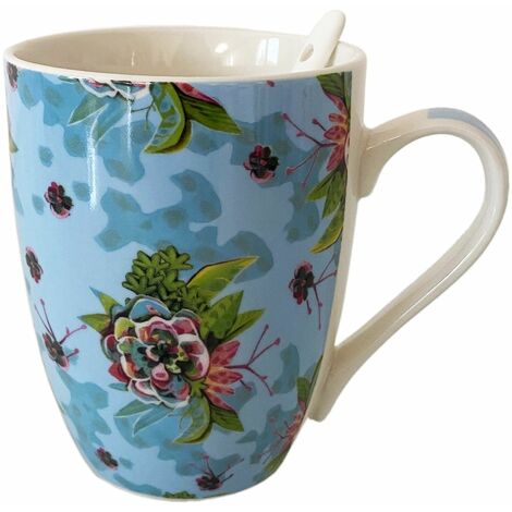 Mug avec cuillère Allen Desings - Blooms (1/2)