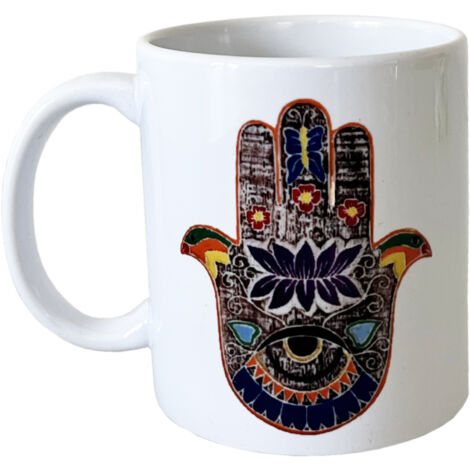 Tasse en céramique Main de Fatma par Cbkreation (1/2)