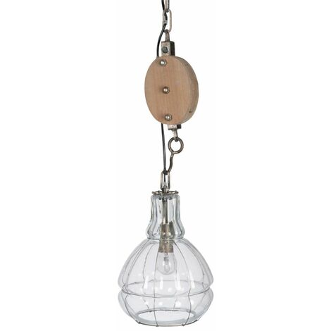 Suspension Industriel avec Poulie (1/2)
