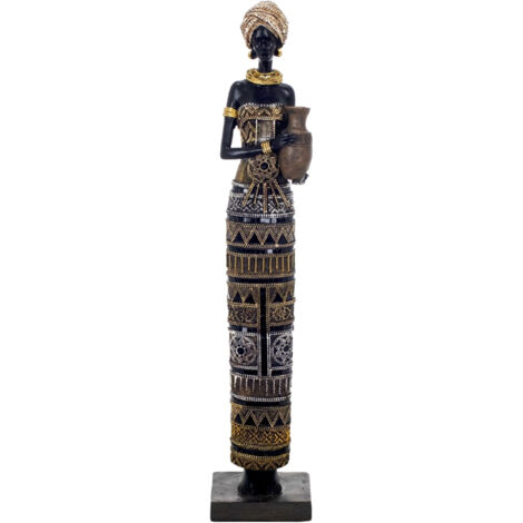 Figurine africaine porteuse deau 56,5 cm (1/5)