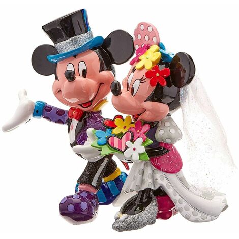 Statuette de Collection Minnie et Mickey Mariage By Britto (1/3)