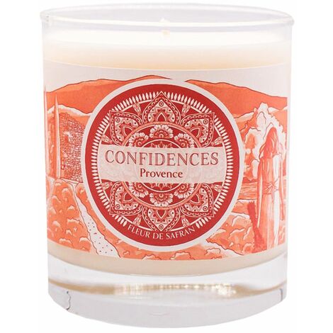 Bougie parfumée fleur de safran  fabriquée en provence 280 gr (1/3)