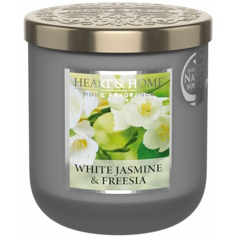 Bougie heart and home freesia et jasmin blanc (1/2)