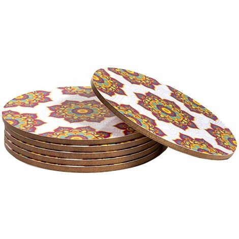 6 sous-verres ronds - Mandalas (1/3)