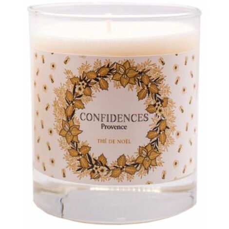 Bougie parfumée thé de noël fabriquée en provence 180 g (1/3)