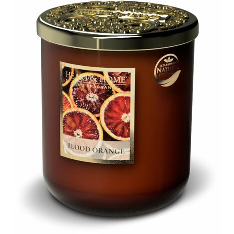 Grande bougie heart and home senteur orange sanguine (1/2)