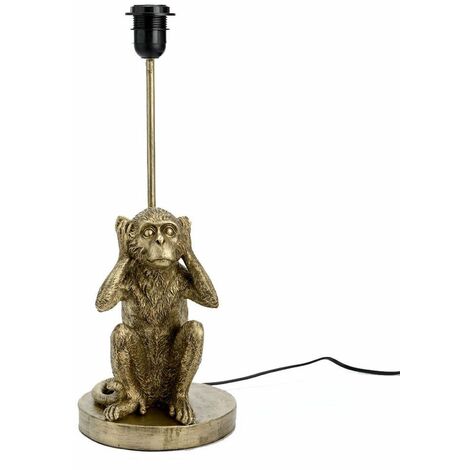 FErolan Lumière de Table Moderne, Lampe de Bureau de Singe, Résine Ass