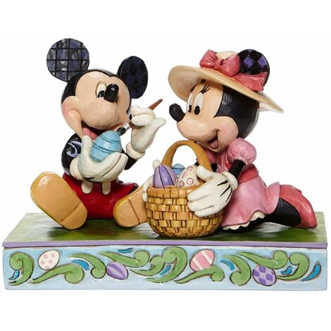 Figurine Collection Mickey Et Minnie – Paire De Personnages Disney, Neuve