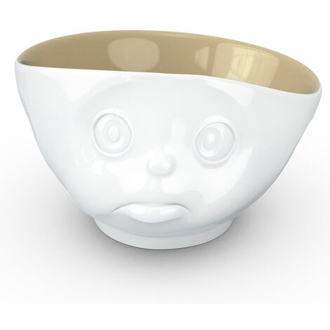 Grand bol en porcelaine hôtelière Tassen boudeur intérieur sable (1/4)