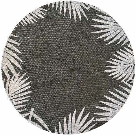 Set de table rond Tropical vert foncé (1/2)