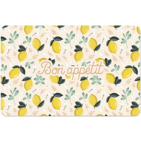 Set de table Bon appétit citrons (1/2)