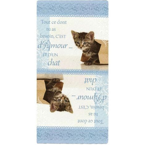 Torchon microfibre à message 70 x 35 cm (1/2)