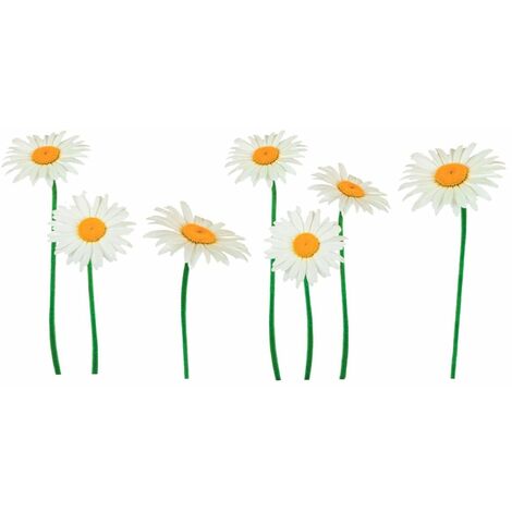 Décoration murale adhésive marguerites (1/2)