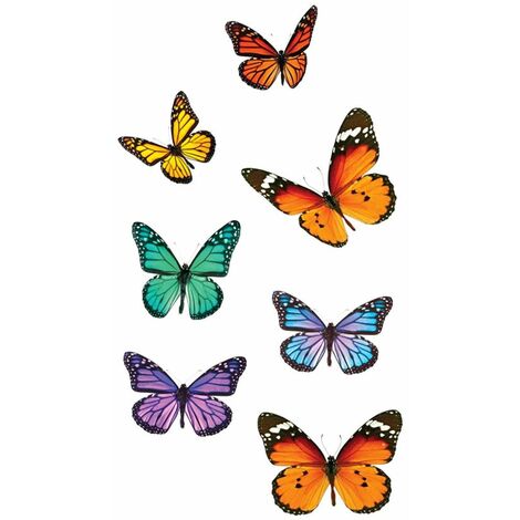 Adhésifs de vitres papillons (1/2)