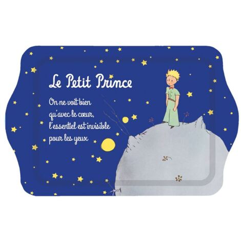Plateau vide poche bleu foncé Le Petit Prince 20 x 14 cm