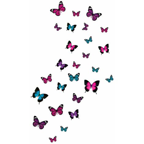 Stickers Muraux 27 Papillons (1/2)